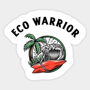 Eco Warrior Sticker